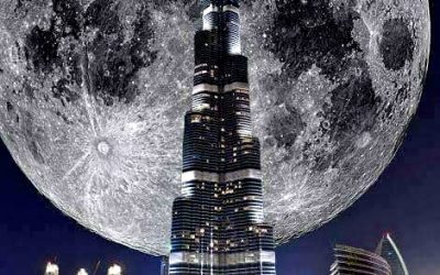 Super Moon Dubai