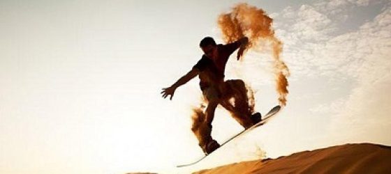 dubai sandboarding safari