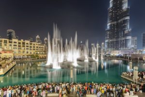 Dubai Fountain at Dubai Mall