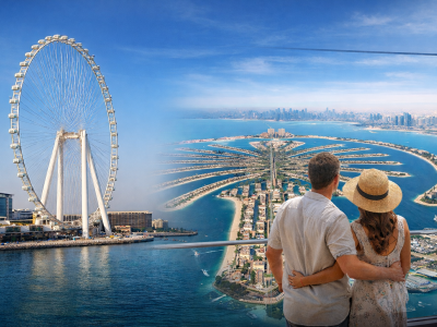 Dubai Eye and View at The Palm